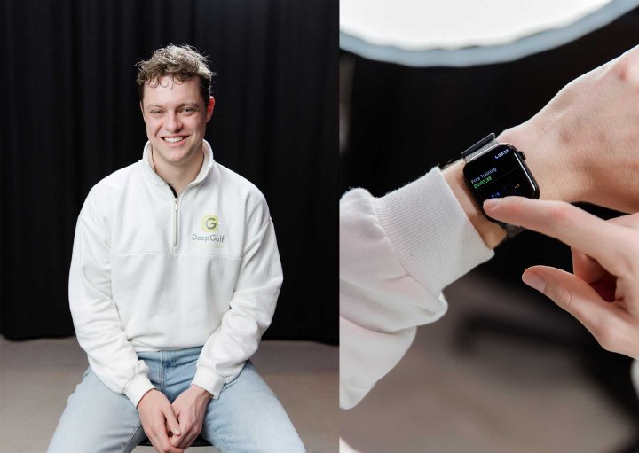 The right golf swing with AI