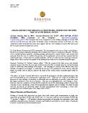 [PDF] Press Release: Aurania reports that drilling at Crunchy Hill intersected the upper part of an epithermal system