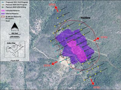 Figure 2: Arnett Haidee Area Drill Program