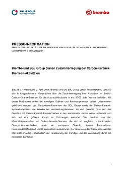 2009-04-02 Brembo SpA und SGL Group - Zusammenlegung der Carbon-Keramik-Aktivitäten geplant.pdf