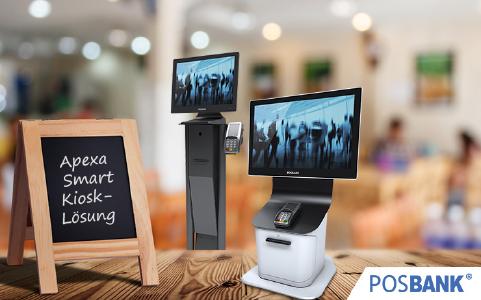 POSBANK präsentiert die Apexa Smart Kiosk-Lösungen
