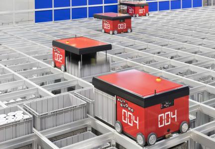 Dematic automatisiert das Lager des Wäschespezialisten Mireille NV mit einem AutoStore®-System. (Foto: Dematic)