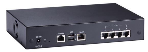 Axiomtek NA150 Fanless RISC Desktop Network Appliance Platform with Marvell® Armada 370 processor and 5 Gigabit LANs