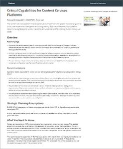 Gartner prüft 18 CSP/ECM-Hersteller auf Herz und Nieren