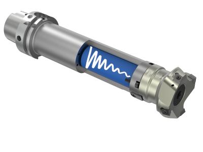 Vibration damping is integrated directly into the tool shank of the new milling cutter arbor