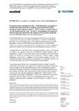 [PDF] Press Release: ALTANA AG has acquired a majority stake in Von Roll Holding AG