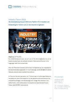 Pressinfo_CADENAS_Industry_Forum_2023.pdf