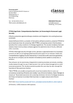 250312 AI ready Sanctions List Screening PYTHIA from classix.ai ENG.pdf