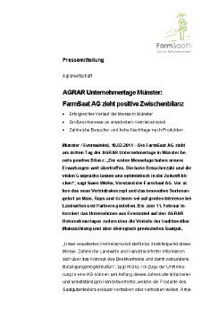 11-02-10 PM AGRAR Unternehmertage Münster - FarmSaat zieht positive Zwischenbilanz.pdf