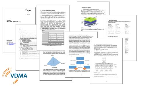 Blick in das neue VDMA-Whitepaper "MES und Industrie 4.0" / Bild: MPDV / VDMA