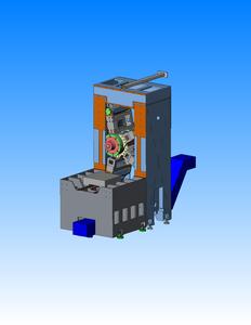 Die Struktur des kinematischen Systems wurde von einem V zu einem X
verdoppelt. Dadurch läuft die Maschine stabiler