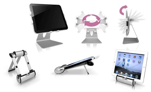 Stable stands for iPads: ICY BOX IB-AC632 (top) and IB-i001