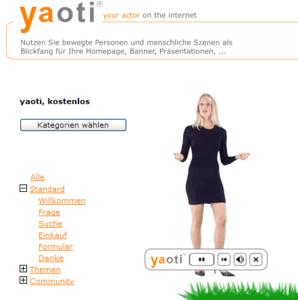 Weiblicher YAOTI im Einsatz
