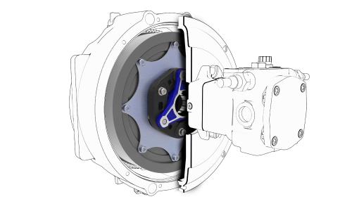 Kompaktkupplung SGFlex-3FF in der Anwendung