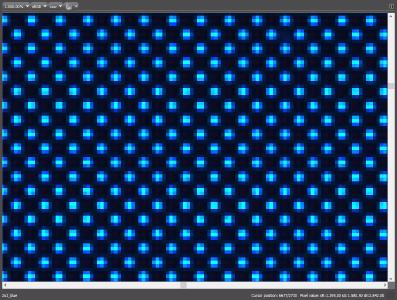 Zoomed-in measurements of an OLED display measured with the prototype of LumiTop UHR to be shown at the Innovation-Zone