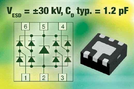 Vishay?s New 4-Line Bus Port Protection Array Provides Low Typical Capacitance of 1.2 pF an.gif