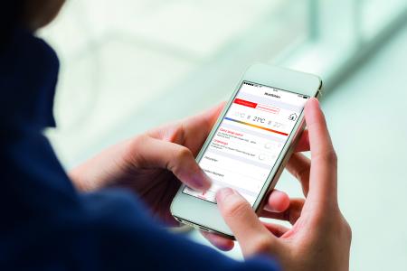 Mit der App ViCare von Viessmann lassen sich Wärmeerzeuger bequem per Smartphone steuern