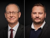  l. Chris Varney, r. Dan Barlow