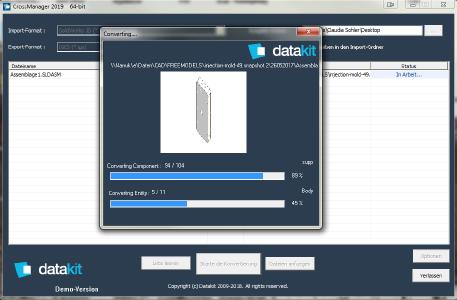 Datakit CAD-Konvertierungstools - Neue CAD-Formate in Version 2019.1