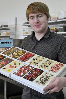 TU-Student Franz Duge, Firmengründer von chocri.meine Schokolade.jpg