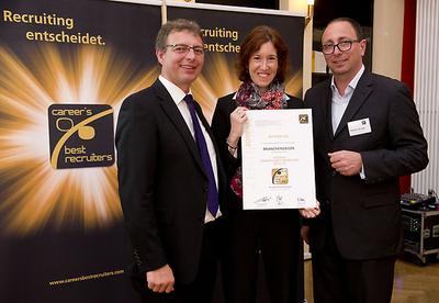 CAREER'S BEST RECRUITERS - Verleihung in Frankfurt am Main