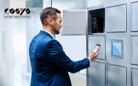 Smart Locker als digitale Poststelle mit der COSYS Software im Einsatz.