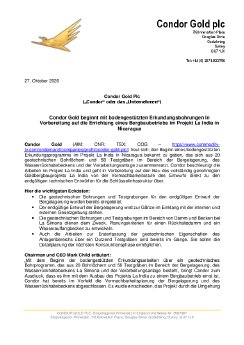 Condor_RNS_Geotechnical Drilling Commences on Tailings Storage Facility and Retention Dam FINAL.pdf