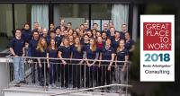 Mitarbeiter der CINTELLIC Consulting Group bei der Jahres-Kick-Off-Veranstaltung 2018