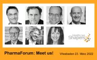 Partner aus dem Netzwerk der Healthcare Shapers beim PharmaForum in Wiesbaden kennenlernen: Jetzt Termin vereinbaren!