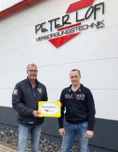 Peter Lofi (Firmeninhaber, links) und Matthias Neuking (Meister und Geschäftsführer) von der Peter Lofi Versorgungstechnik GmbH aus Bochum