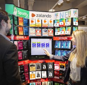 ekiosk erweitert das klassische Geschenkkarten-Center mit digitalen Modulen