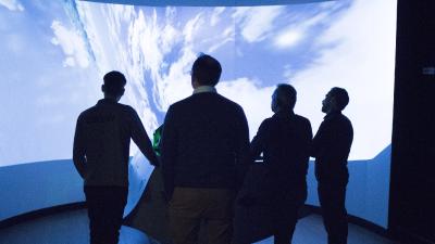 Action im Flugsimulator bei den ARTEC Partner Days 2017