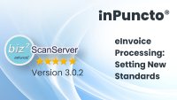 The biz²ScanServer 3.0.2 by inPuncto sets new standards in e-invoice processing