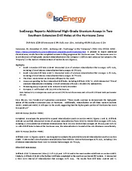 17112020_EN_IsoEnergy_LE20-68 to 72 Assays.pdf