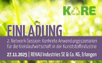 KARE lädt zur zweiten Network-Session am 27. November 2025 bei REHAU in Erlangen ein.