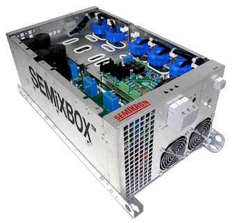 Die SEMiXBOX-Plattform wurde als leistungselektronische Lösung für Gleichrichter und Wechselrichter in AC-/ DC-Antrieben, Solarkraftwerken, USV und Umrichteranwendungen entwickelt