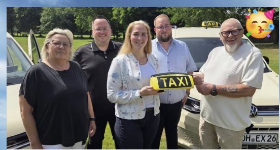 Übergabe Taxi Schwers Bocholt l Bild Taxi Schwers.jpg