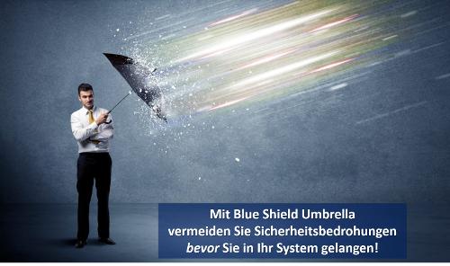 Blue Shield Umbrella