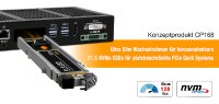 Ultraflacher, herausnehmbarer E1.S PCIe Gen5 Speicher für Systeme mit begrenztem Platzangebot
