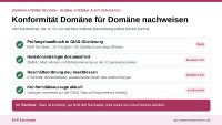Vier Nachweise, mit denen die Interne Revision ihre Konformität mit den Global Internal Audit Standards (GIAS) belegt: Prüfungshandbuch in der Gliederung aus fünf Domänen, 15 Prinzipien und 52 Standards, dokumentierte Revisionsstrategie nach Standard 9.2, vom Aufsichtsorgan beschlossene Geschäftsordnung nach Standard 6.2 und aktuelle Konformitätsaussage samt Topical Requirements. S+P Seminare, Interne Revision.