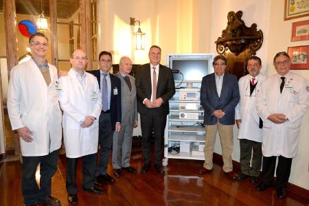 (from left): André Moricz, Dr. Luis Gustavo, Dr. Sergio Roll, Ekkehart Tamussino, Jürgen Steinbeck, Dr. Antonio Penteado Mendonça, Dr. Rodrigo Altenfelder, Dr. Antonio José Gonçalves