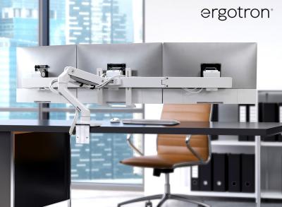 Ergotron 3-fach Monitorhalterung