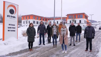 Gemeinsames Gruppenfoto: HFO und Bitzinger