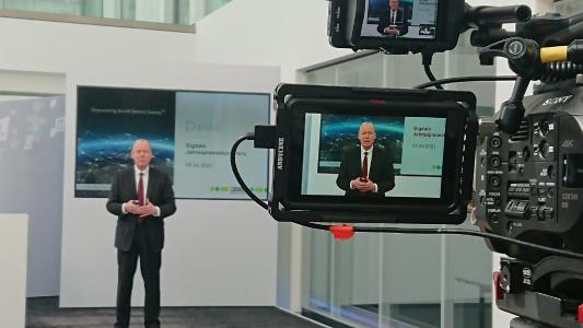 Frank Stührenberg, CEO von Phoenix Contact, anlässlich einer digitalen Pressekonferenz