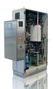 The electrolysis system DULCO®Lyse produces low chlorate and low chloride disinfectant of a consistent quality at low cost