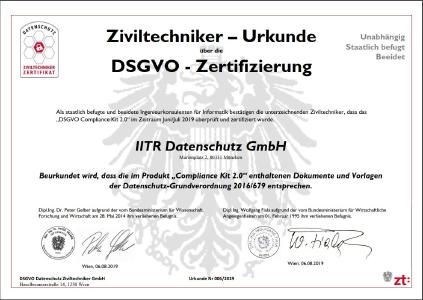 Datenschutz-Management-System: Zertifizierung Compliance-Kit 2.0