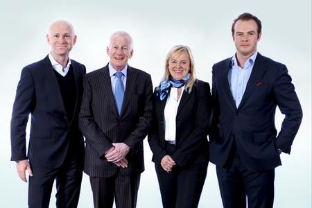 v.l.n.r. Herr Matthias Kurtz, RAKO-GRUPPE; Herr Daniel Künzli, Salzmann AG; Frau Elisabeth Fehr, OMNIPACK AG; Herr Adrian Tippenhauer, RAKO-GRUPPE