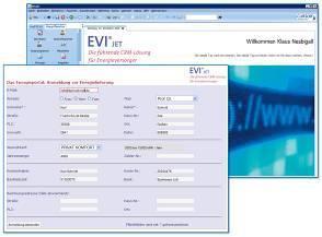 Das Internetportal für EVI