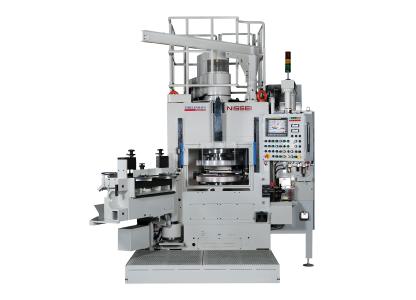 With the Thielenhaus-Nissei double-sided grinding machine, the grinding space and dressing unit are extremely easy to access compared to all other double-sided grinding machines. This makes tool changing easier and reduces downtimes significantly.