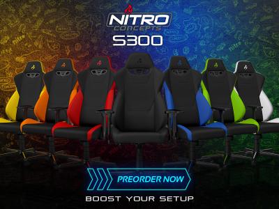 Brandneu Bei Caseking Die Nitro Concepts S300 Gaming Stuhl Serie In Prachtigen Farben Mit Premium Qualitat Caseking Gmbh Pressemitteilung Pressebox